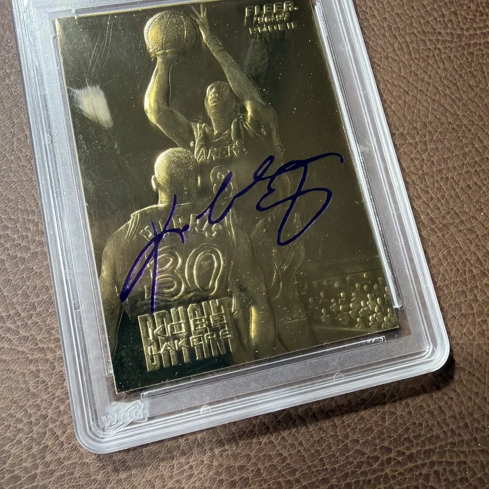 1996-97 Kobe Bryant SIGNED Rookie Card Limited Edition 23kt Gold Gem Mint 10